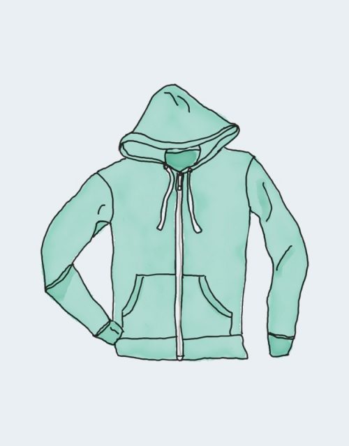 Hoodie with Zipper